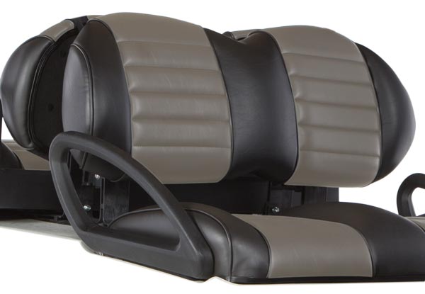 Black & Gray Premium Seat Back ASM SP for Onward, Tempo, Precedent | Fits Club Car | Part #47671439028 OEM