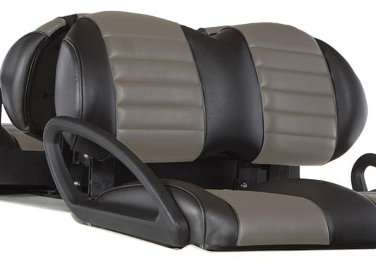 Black & Gray Premium Seat Back ASM SP for Onward, Tempo, Precedent | Fits Club Car | Part #47671439028 OEM
