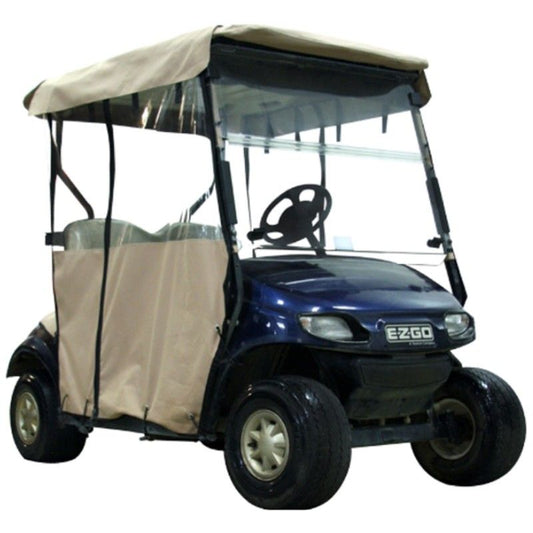 Pro-Fit 2-Passenger Tan EZGO Enclosure Tan for 2014-2022 TXT | Part #PF11649